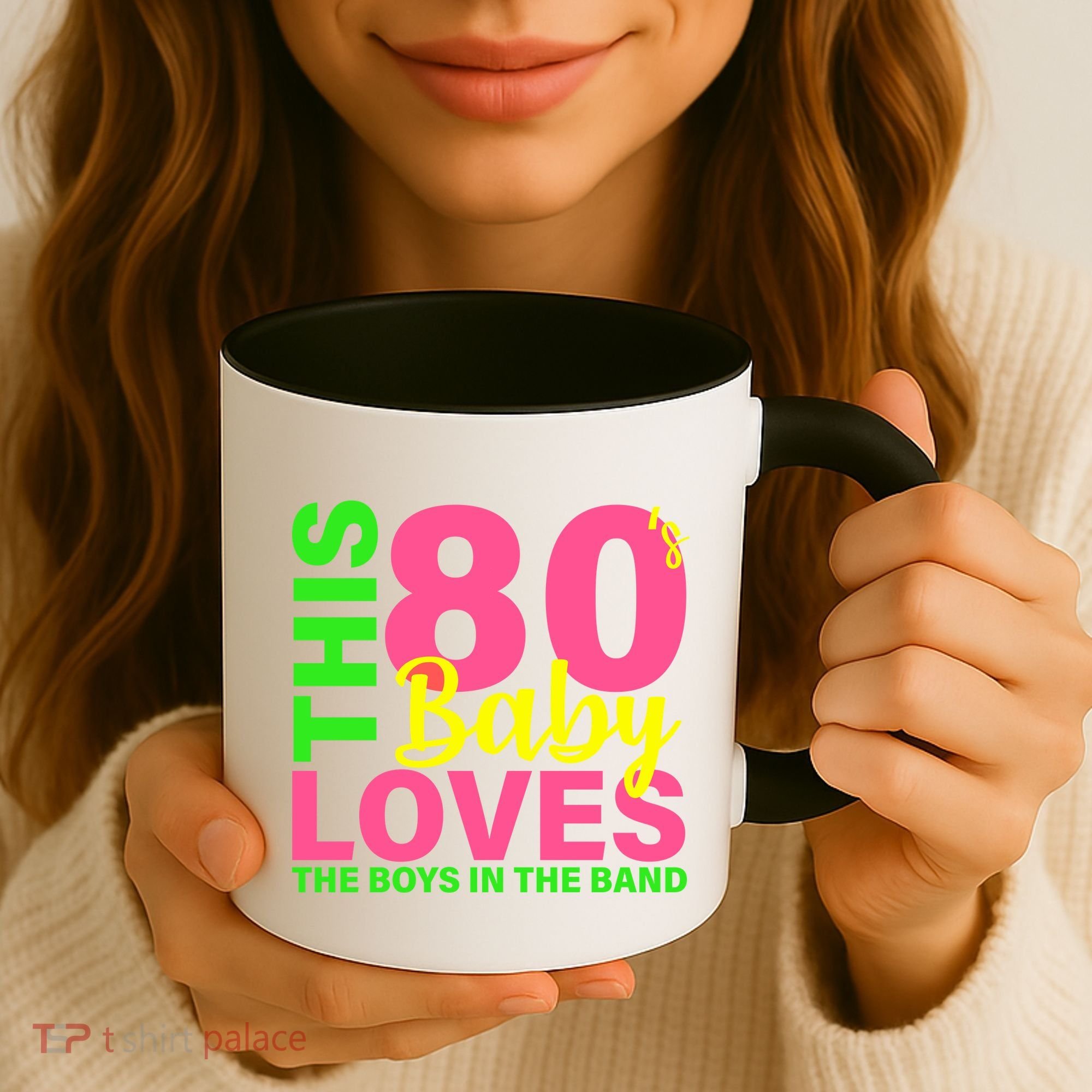 This 80's Baby Loves The Boys In The Band Coffee Mug