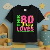 This 80's Baby Loves The Boys In The Band Toddler T-Shirt thumb 3