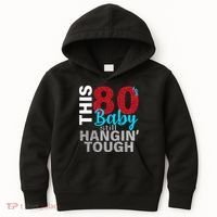 This 80's Baby Still Hangin' Tough Kids Hoodie thumb 0
