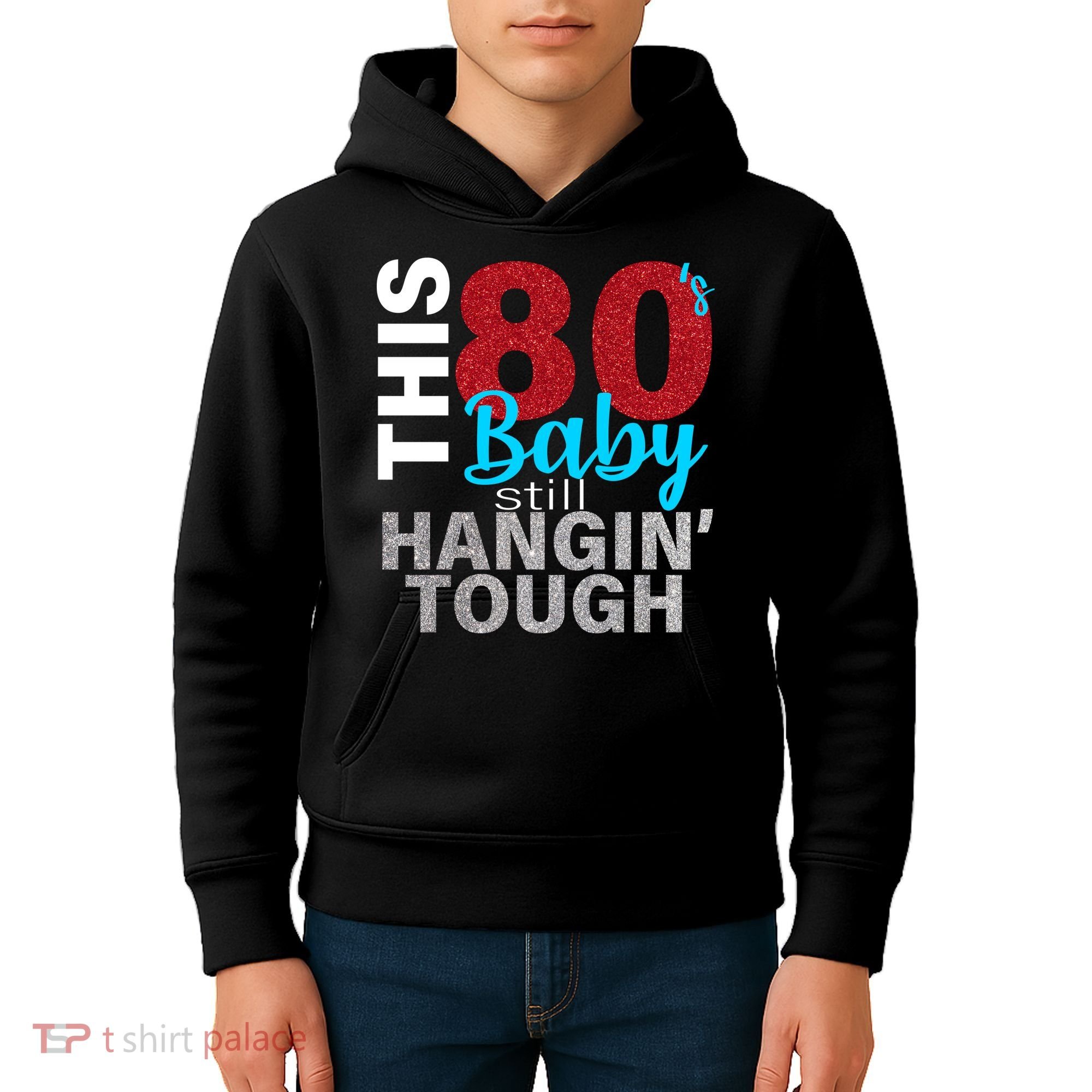 This 80's Baby Still Hangin' Tough Kids Hoodie