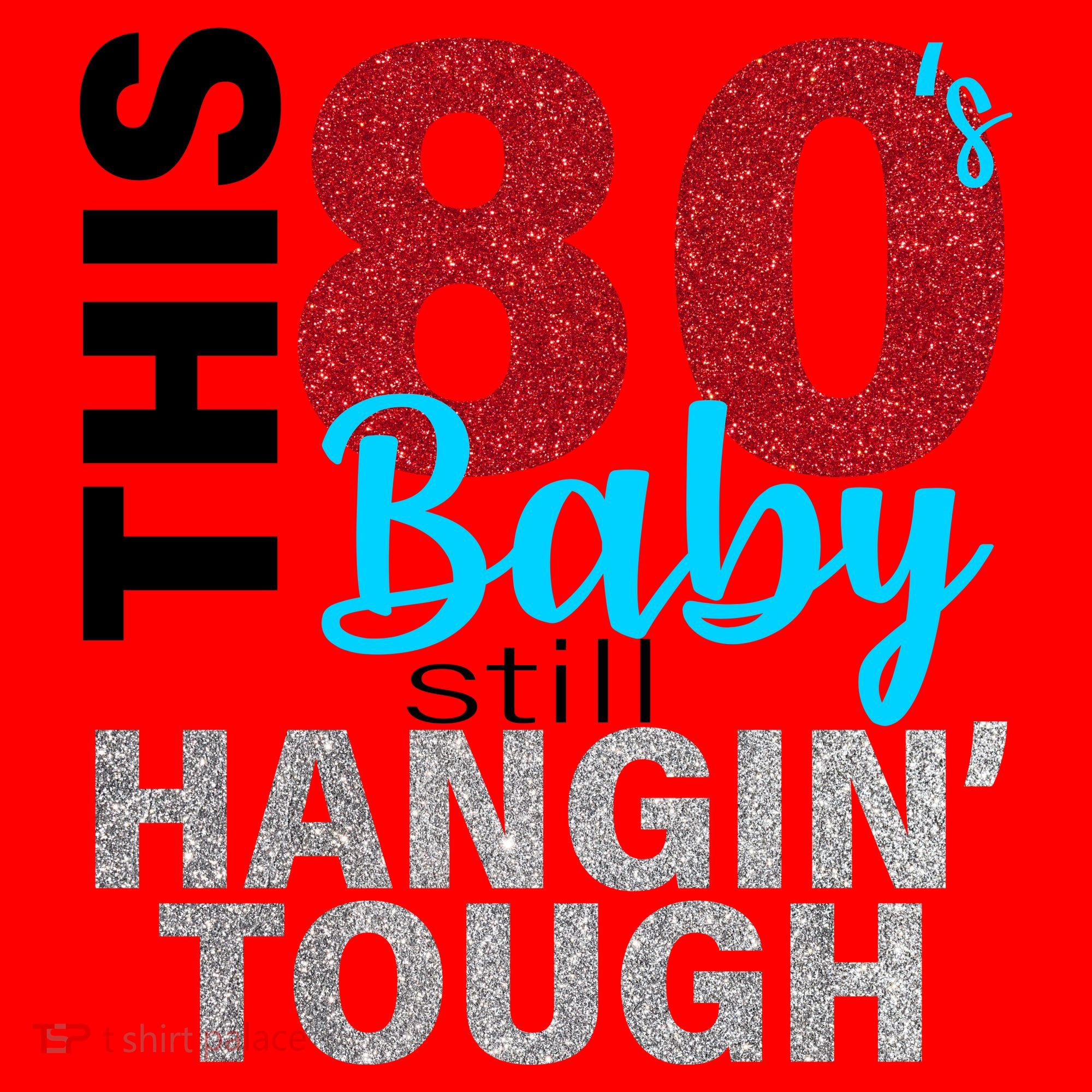 This 80's Baby Still Hangin' Tough Santa Hat