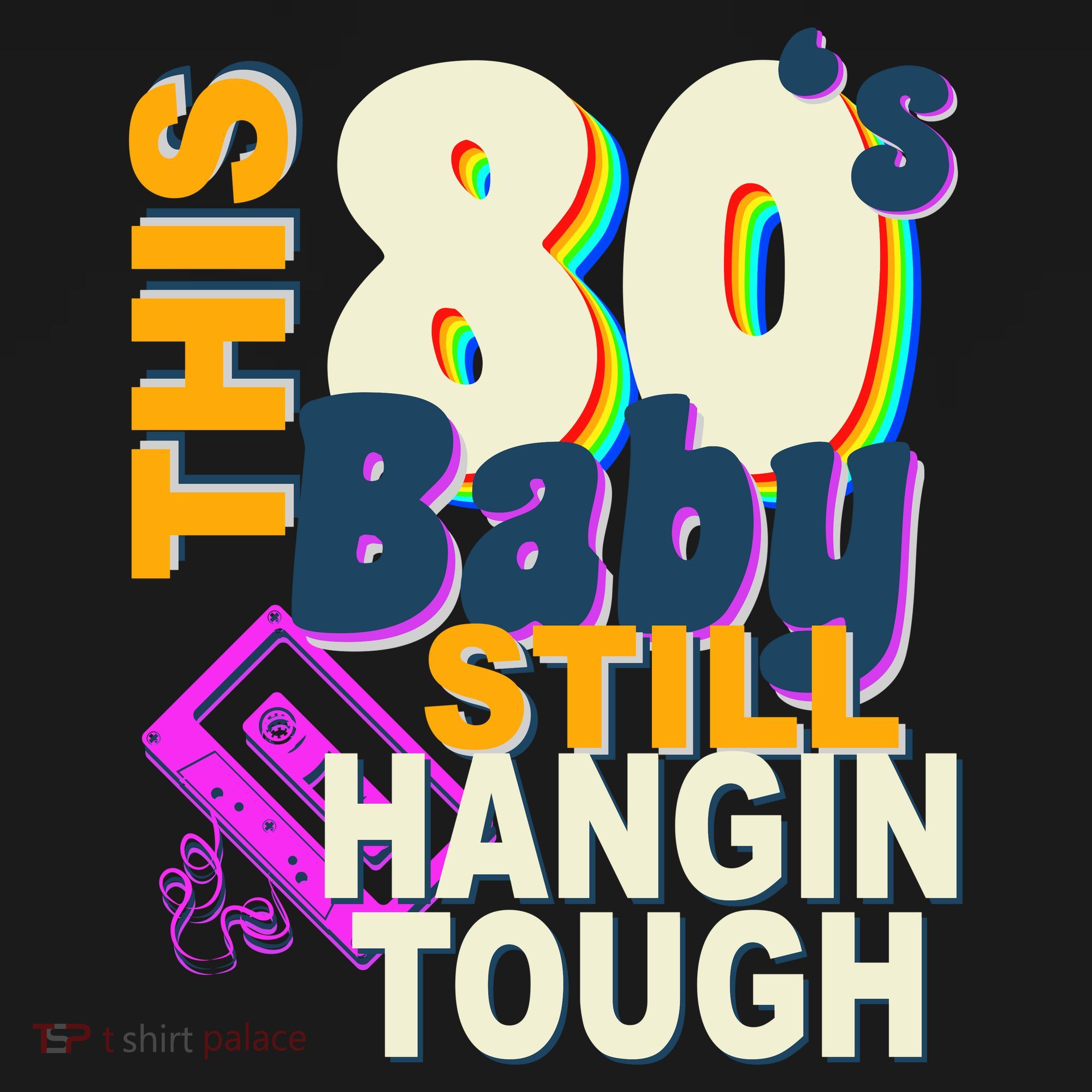 This 80's Baby Still Hangin Tough 1980s Rock Women's Hoodie