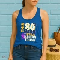 This 80's Baby Still Hangin Tough 1980s Rock Women's Tank Top thumb 2