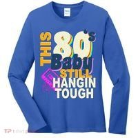 This 80's Baby Still Hangin Tough 1980s Rock Women's Long Sleeve Shirt thumb 0