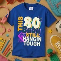 This 80's Baby Still Hangin Tough 1980s Rock Kids T-Shirt thumb 3