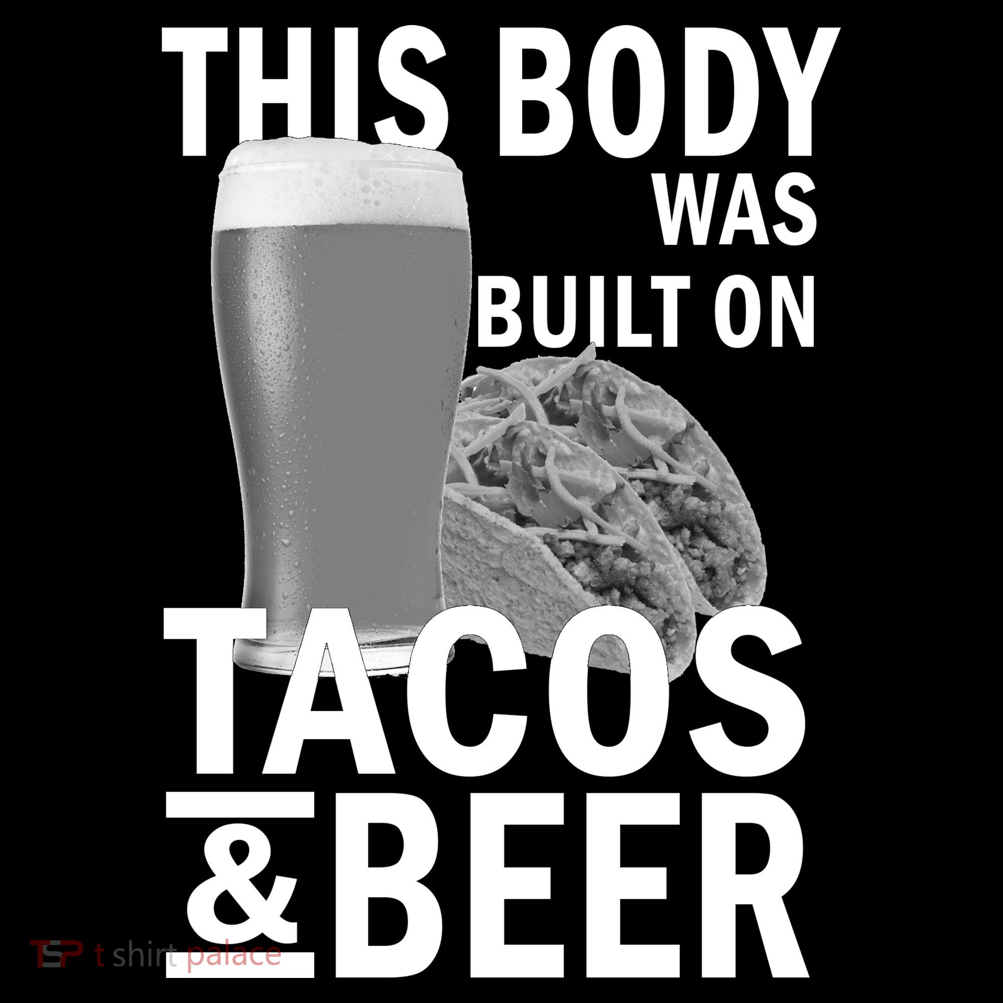 This Body Was Built On Tacos & Beer Women's Hoodie