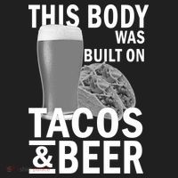 This Body Was Built On Tacos & Beer Hat thumb 2