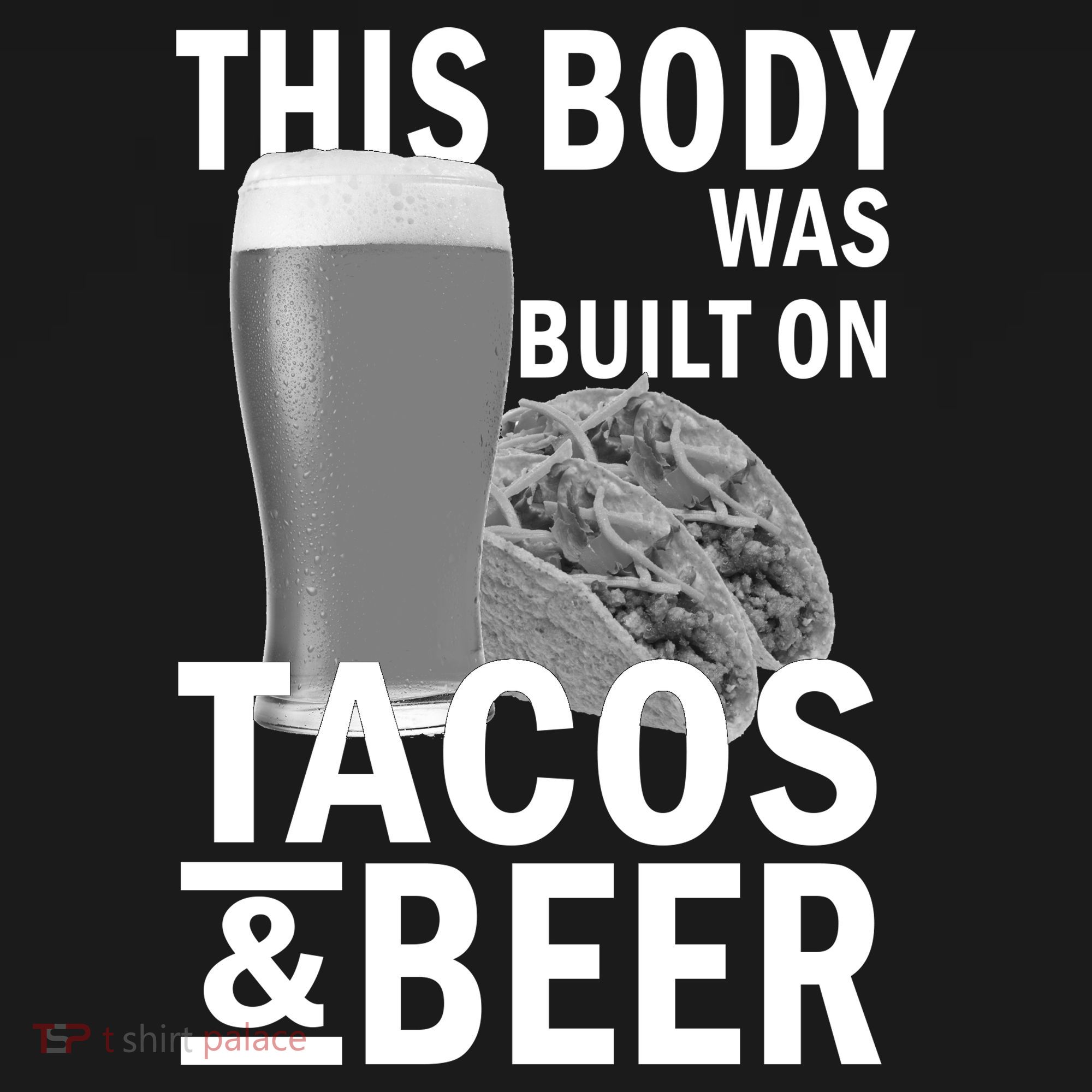 This Body Was Built On Tacos & Beer Visor