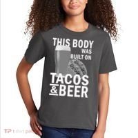 This Body Was Built On Tacos & Beer Kids T-Shirt thumb 2