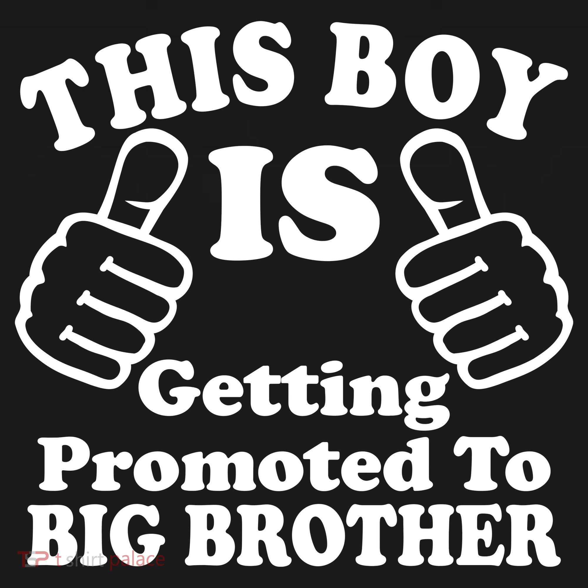 This Boy is Getting Promoted To Big Brother Backpack