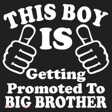 This Boy is Getting Promoted To Big Brother Crop Fleece Hoodie