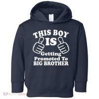 This Boy is Getting Promoted To Big Brother Toddler Hoodie thumb 0