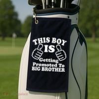 This Boy is Getting Promoted To Big Brother Golf Towel thumb 2
