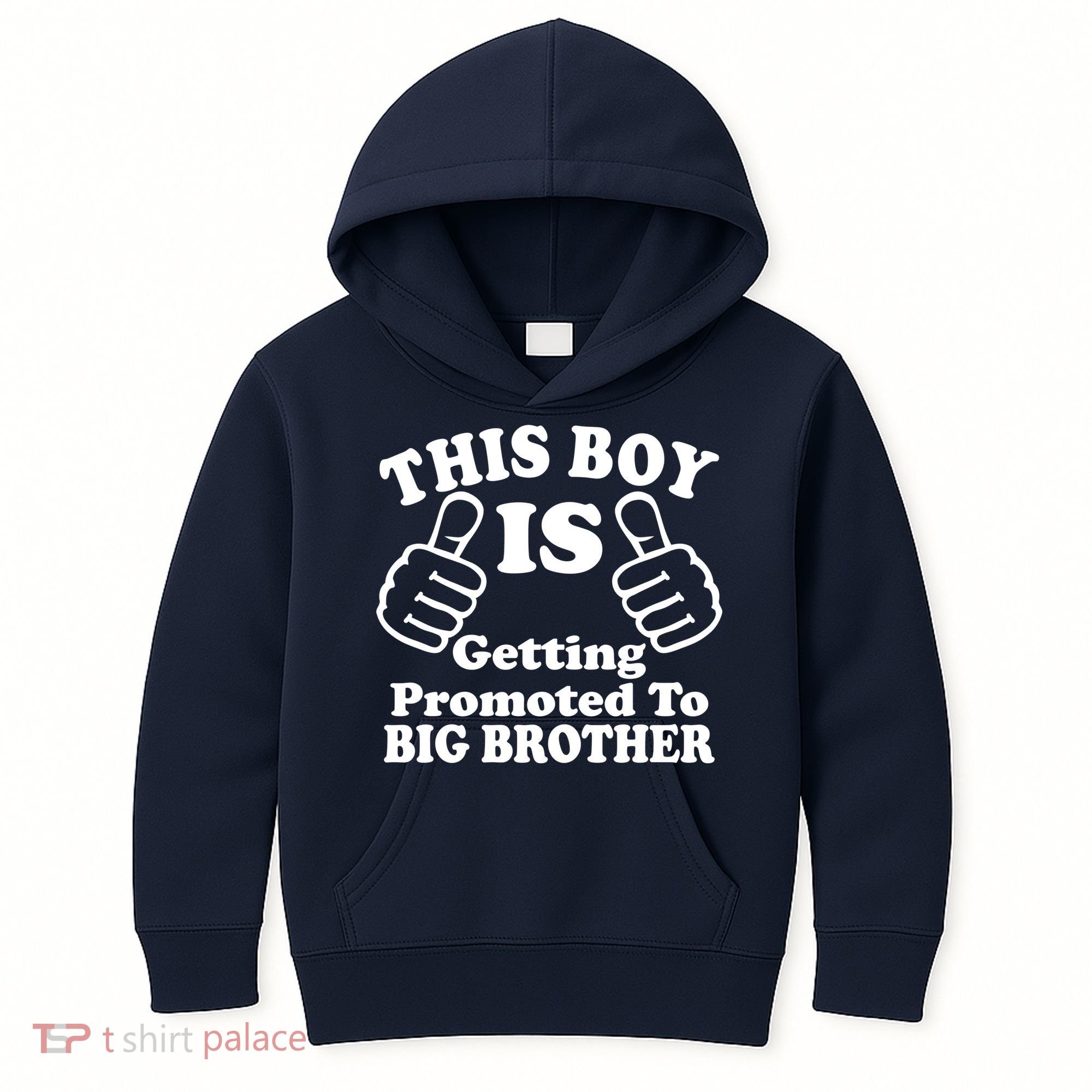 This Boy is Getting Promoted To Big Brother Kids Hoodie