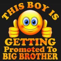 This Boy is Getting Promoted To Big Brother Smiley Emoji Mousepad thumb 1