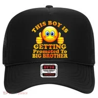 This Boy is Getting Promoted To Big Brother Smiley Emoji Hat thumb 0