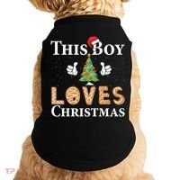 This Boy Loves Christmas Doggie Tank thumb 0