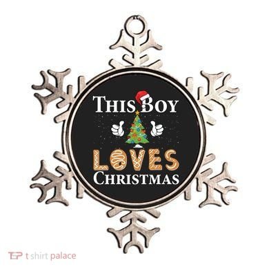 This Boy Loves Christmas Ornament