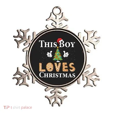 This Boy Loves Christmas Ornament