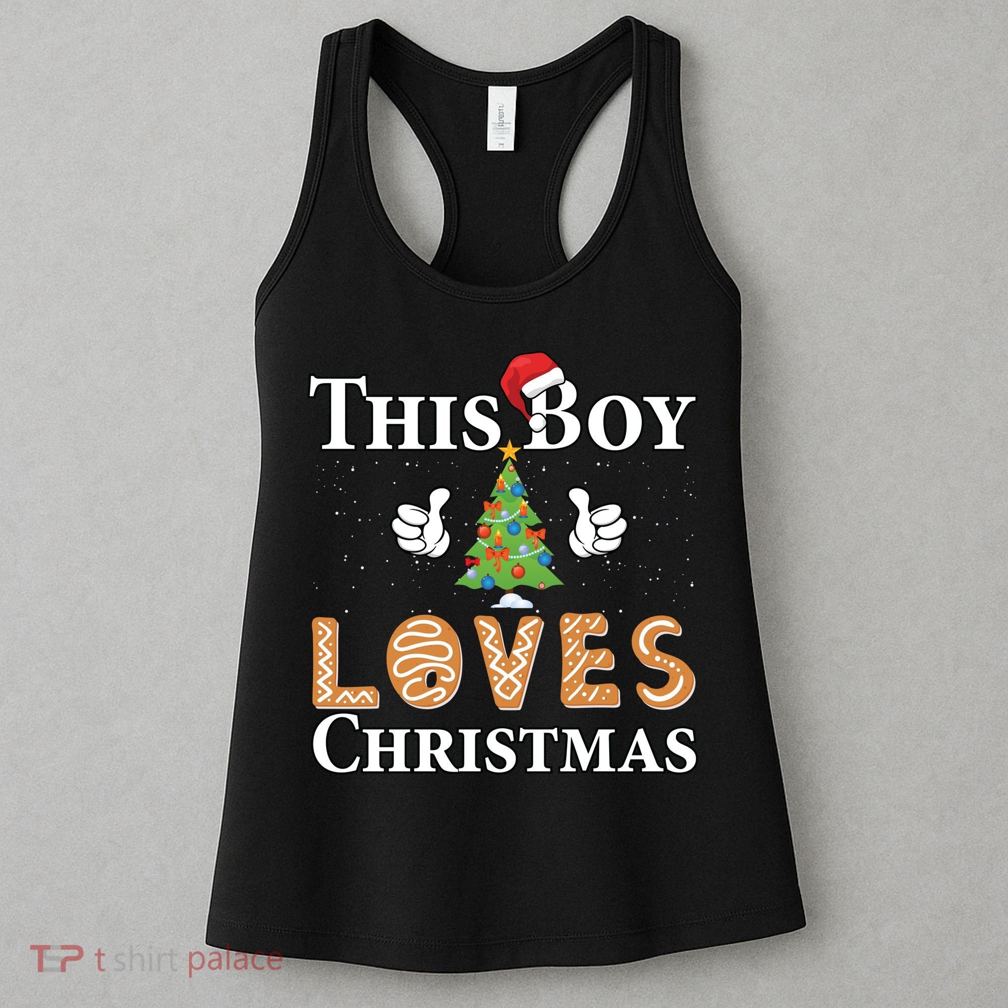 This Boy Loves Christmas Women's Tank Top