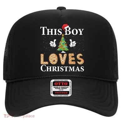 This Boy Loves Christmas Hat