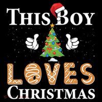 This Boy Loves Christmas Toddler Hoodie thumb 2