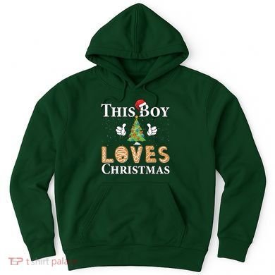 This Boy Loves Christmas Hoodie