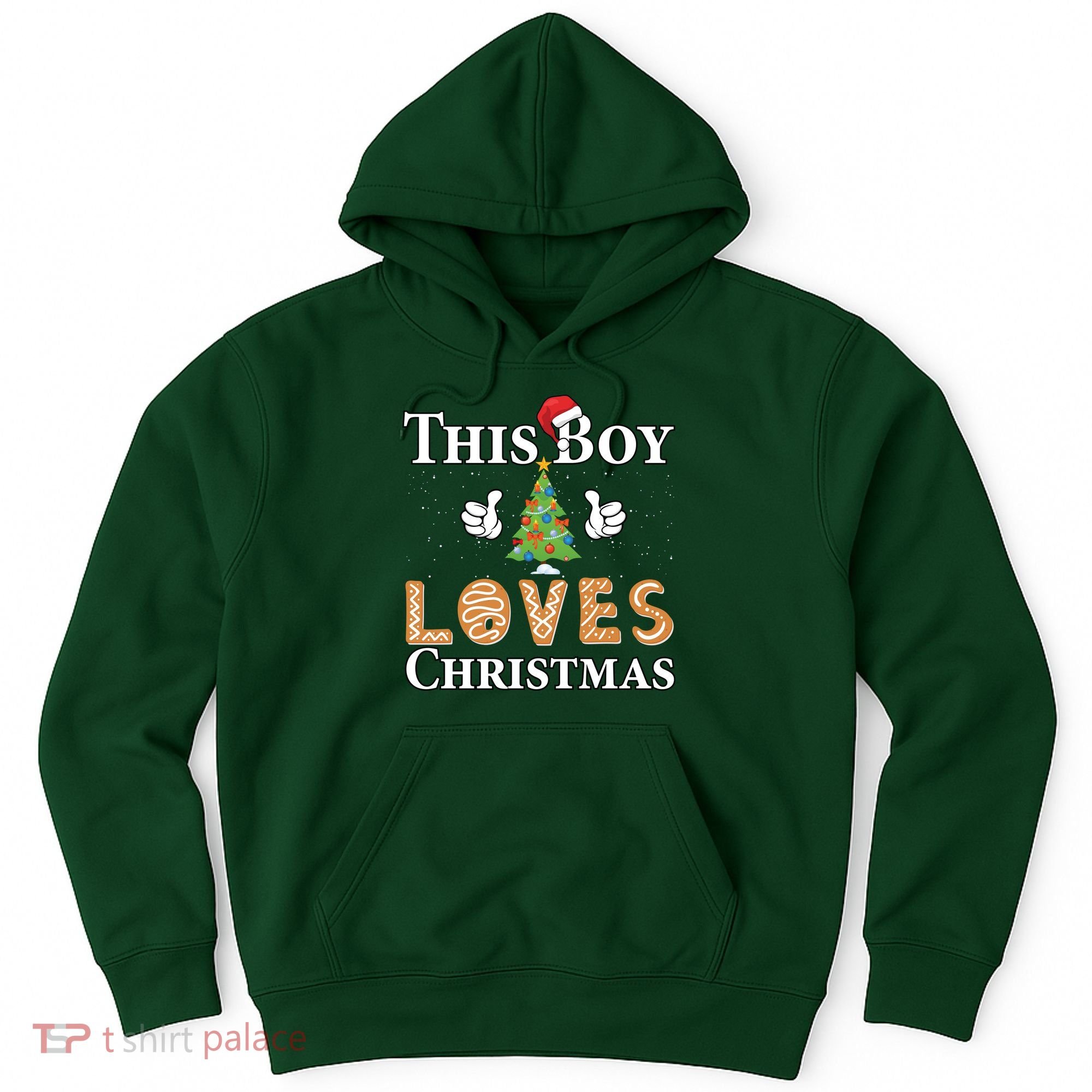 This Boy Loves Christmas Hoodie