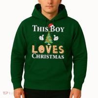 This Boy Loves Christmas Hoodie thumb 2