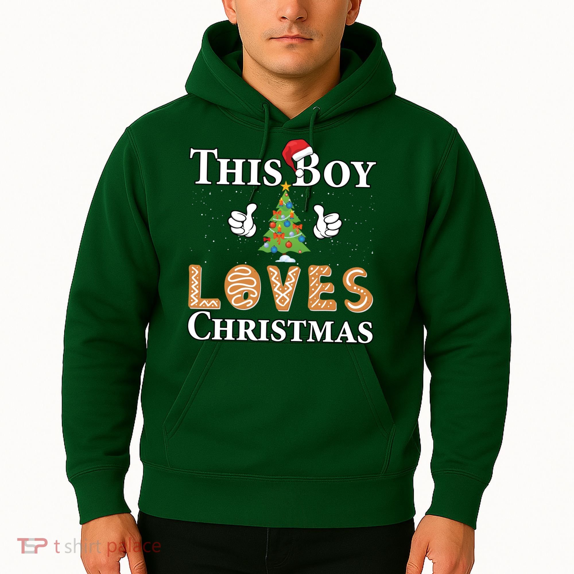 This Boy Loves Christmas Hoodie