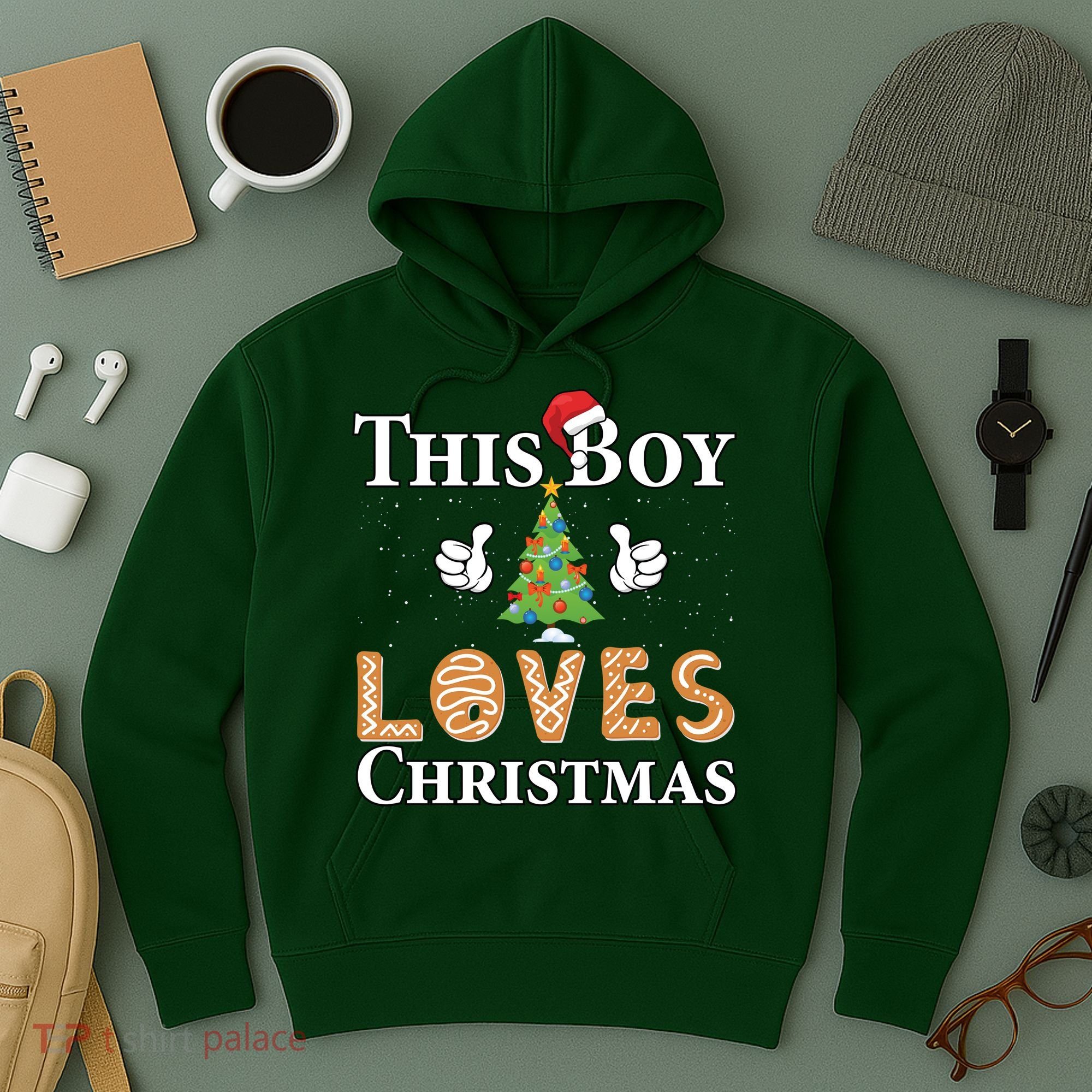 This Boy Loves Christmas Hoodie
