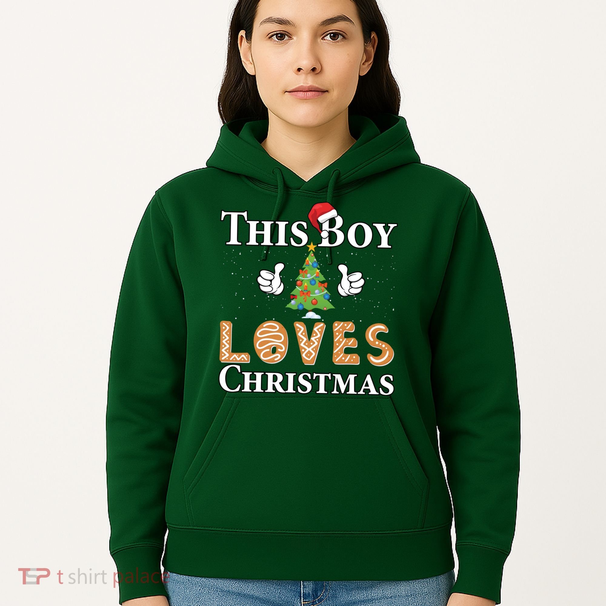 This Boy Loves Christmas Hoodie