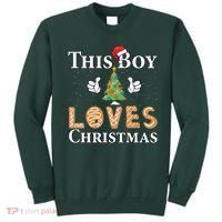 This Boy Loves Christmas Sweatshirt thumb 0