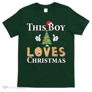 This Boy Loves Christmas T-Shirt