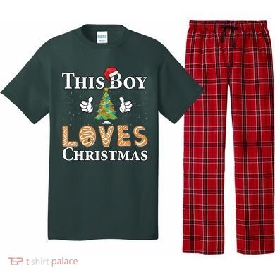This Boy Loves Christmas Pajama Set
