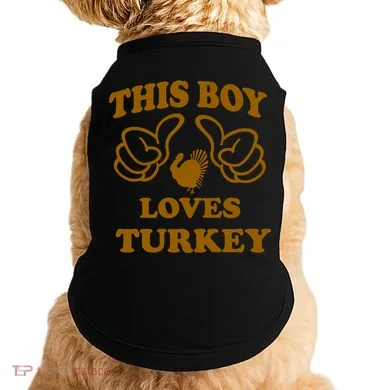 This Boy Loves Turkey Doggie Tank