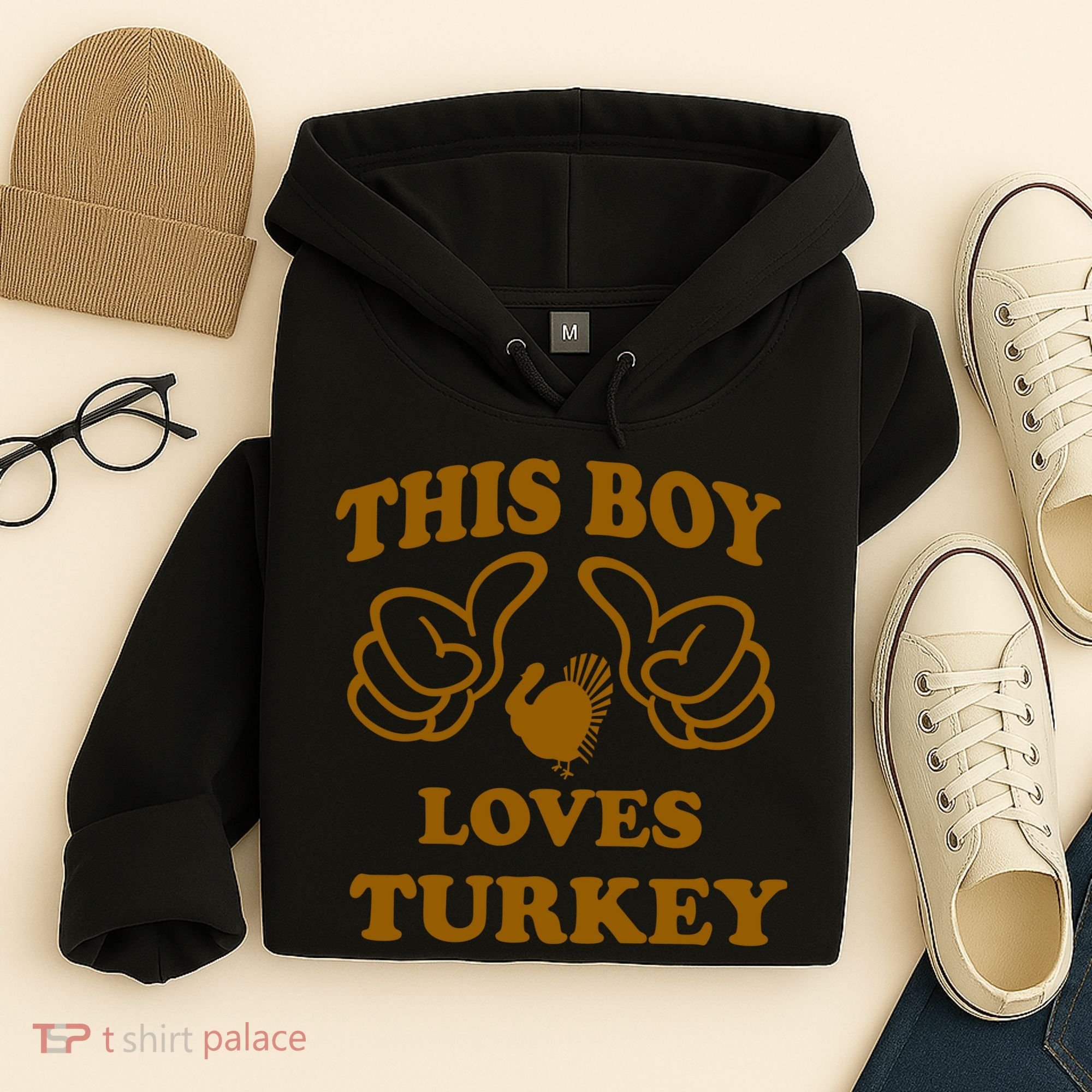 This Boy Loves Turkey Hoodie