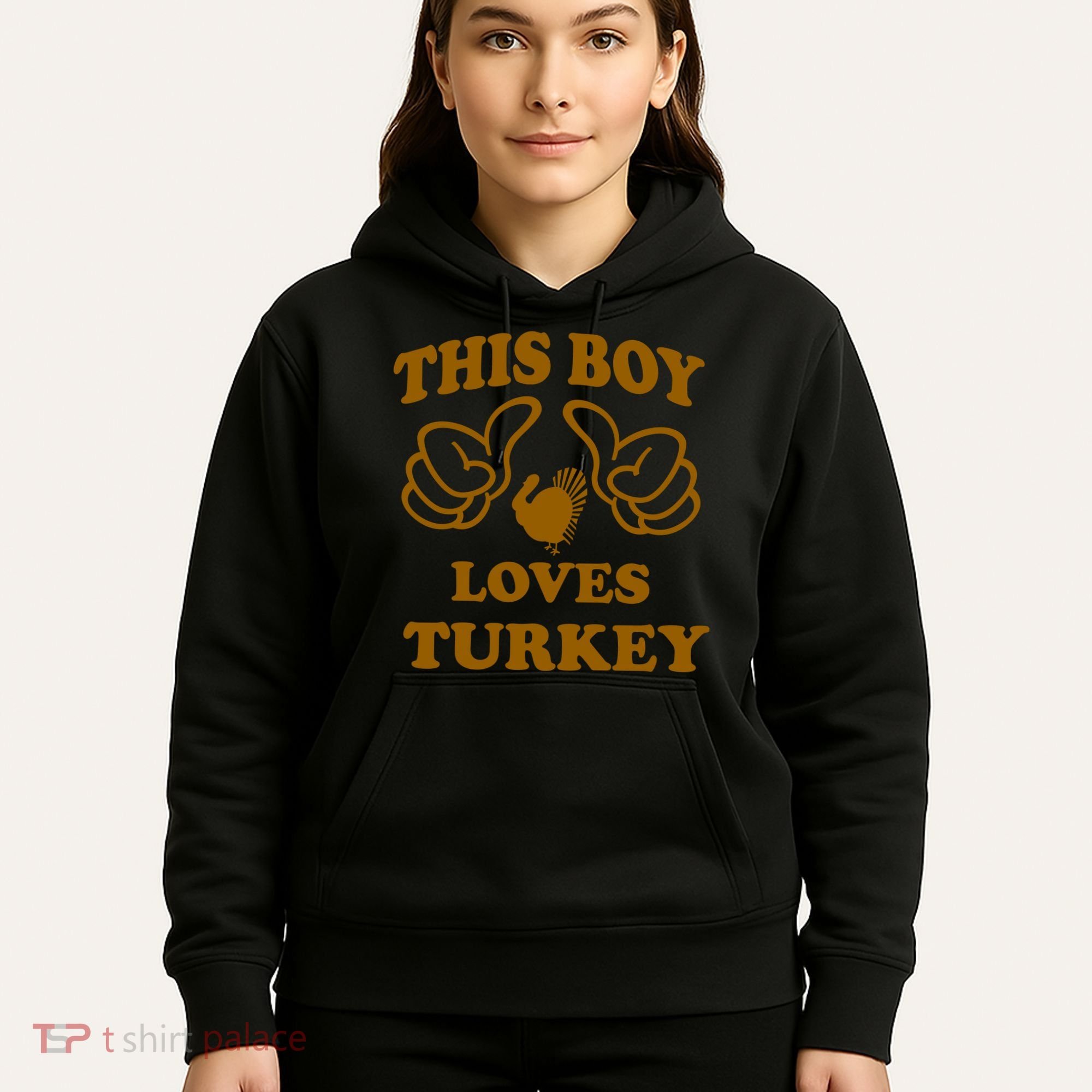 This Boy Loves Turkey Hoodie