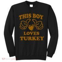 This Boy Loves Turkey Sweatshirt thumb 0