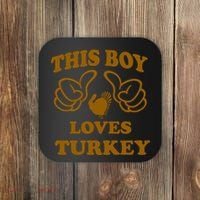 This Boy Loves Turkey Coaster thumb 0