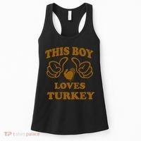 This Boy Loves Turkey Women's Tank Top thumb 0