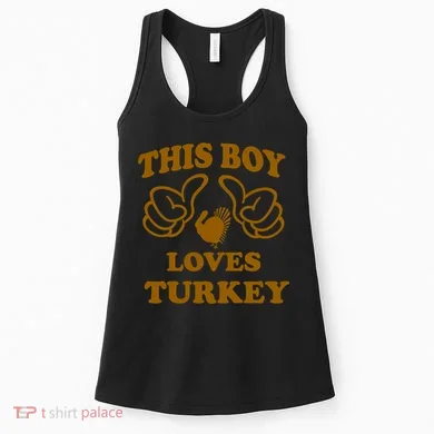 This Boy Loves Turkey Women's Tank Top