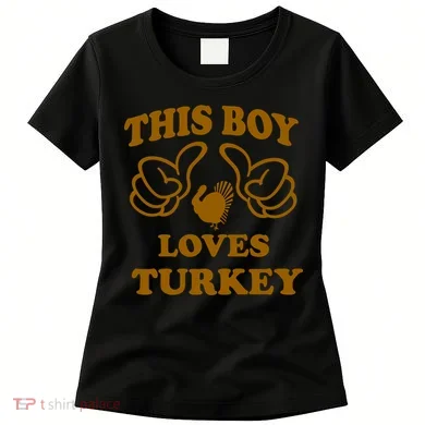 This Boy Loves Turkey Women's T-Shirt