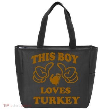 This Boy Loves Turkey Tote Bag