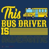 This Bus Driver Is Awesome Bucket Hat thumb 4