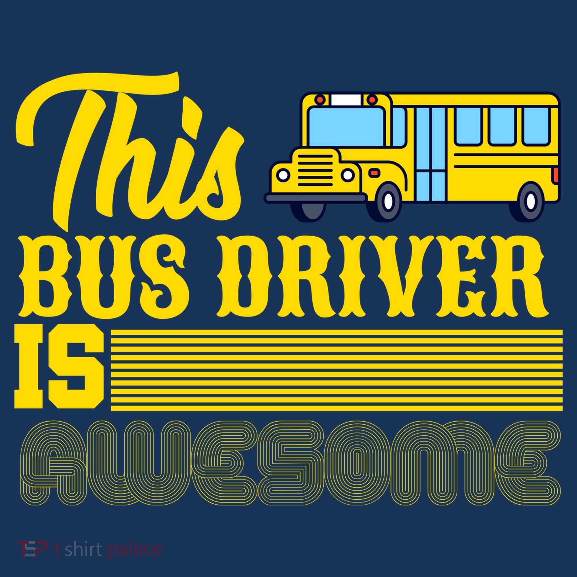 This Bus Driver Is Awesome Kids T-Shirt