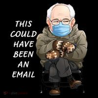 This Could Have Been An Email Bernie Sanders Ornament thumb 1