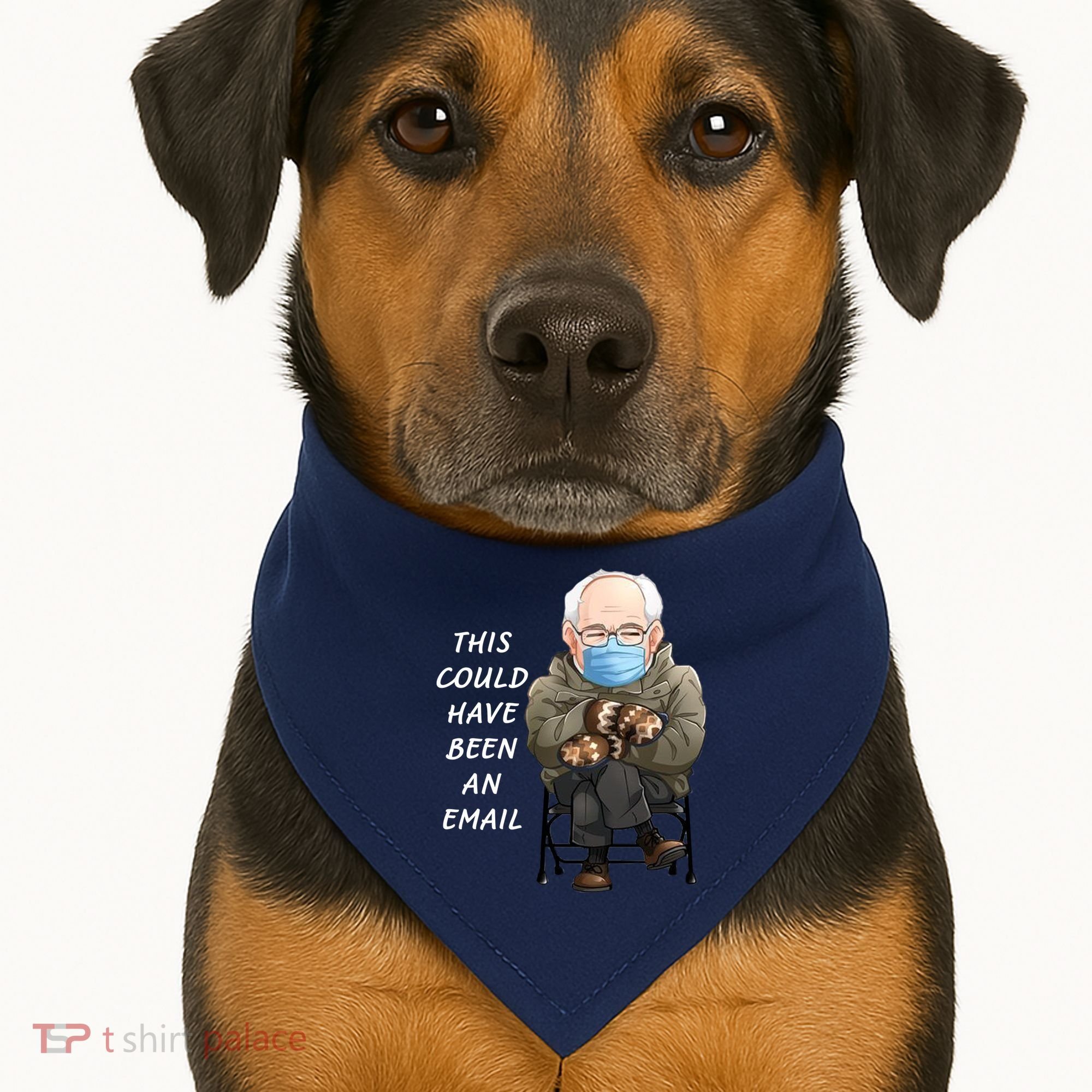 This Could Have Been An Email Bernie Sanders USA-Made Doggie Bandana