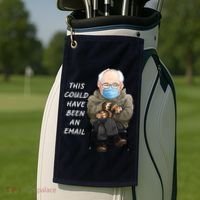 This Could Have Been An Email Bernie Sanders Golf Towel thumb 2