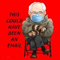 This Could Have Been An Email Bernie Sanders Santa Hat thumb 1